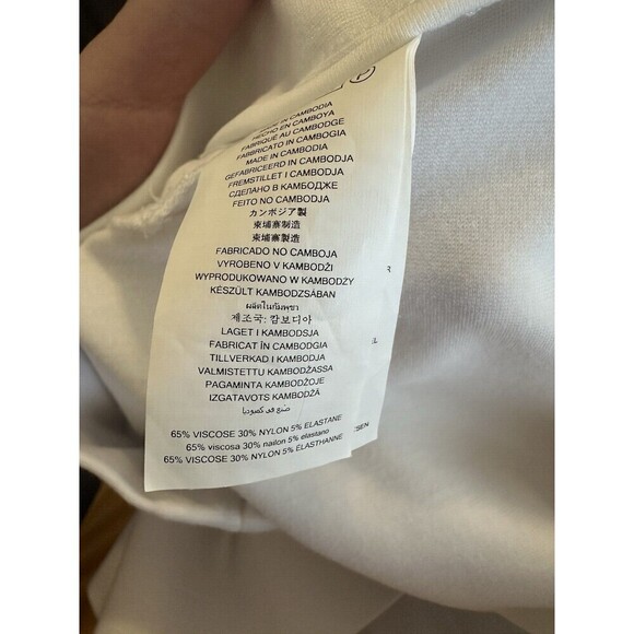 Michael Kors Women's  Plus Size High-Rise Pull-On Pants Slimming White 3X - Picture 6 of 6